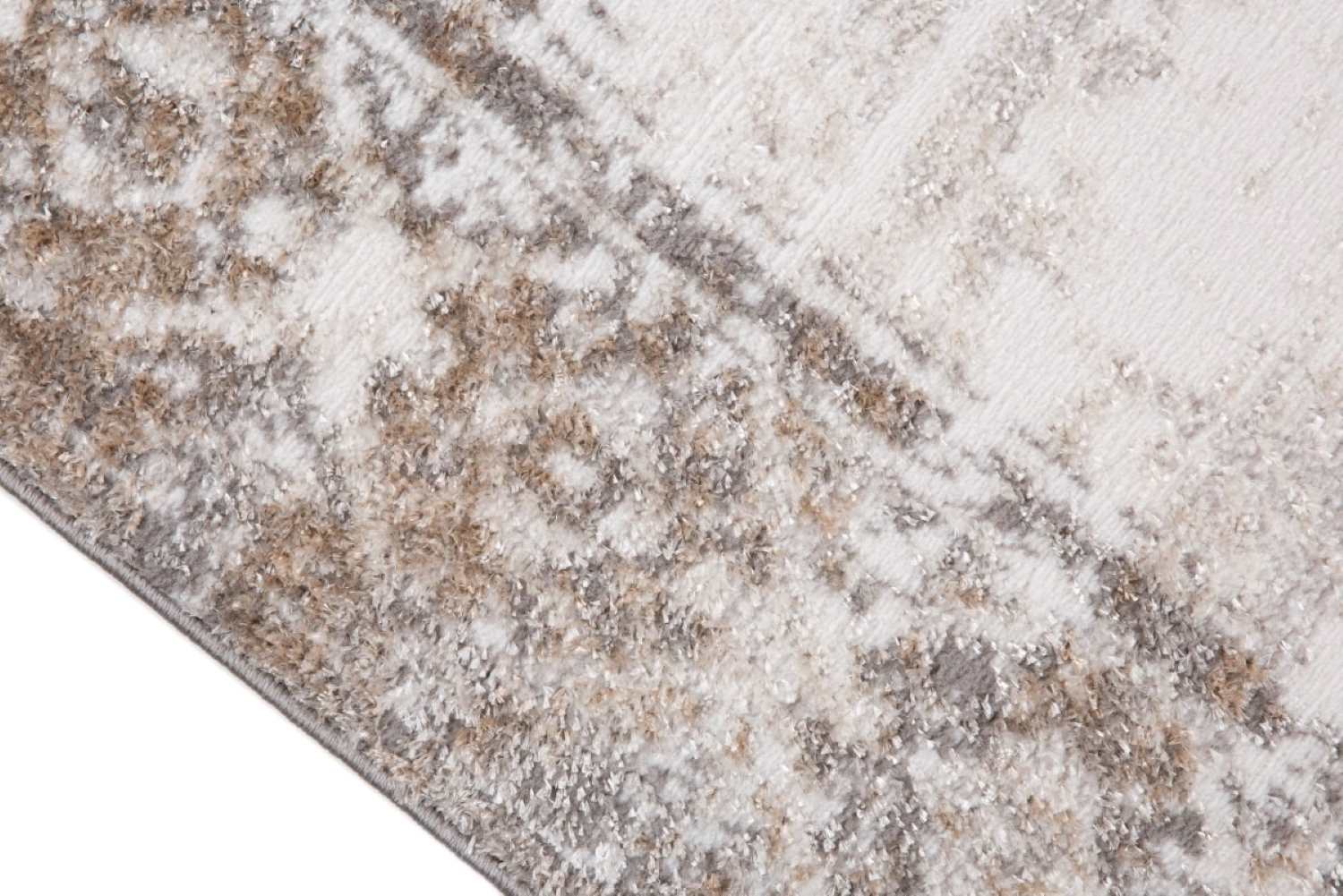 5x8 Grey / Cream Area Rug 71946