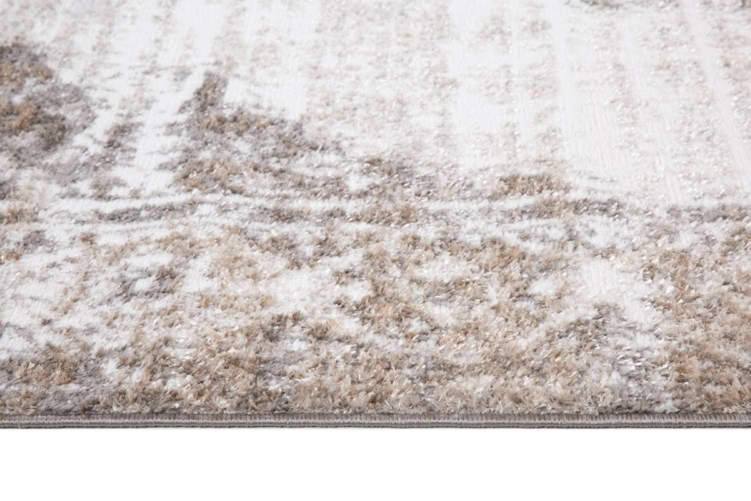 5x8 Grey / Cream Area Rug 71946