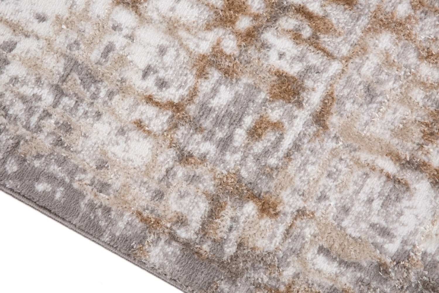 5x8 Grey / Cream / Beige Area Rug 71913