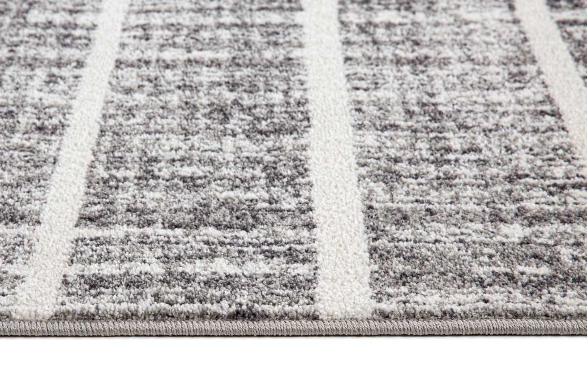 5x8 Viana Julien Area Rug White/Silver 71949
