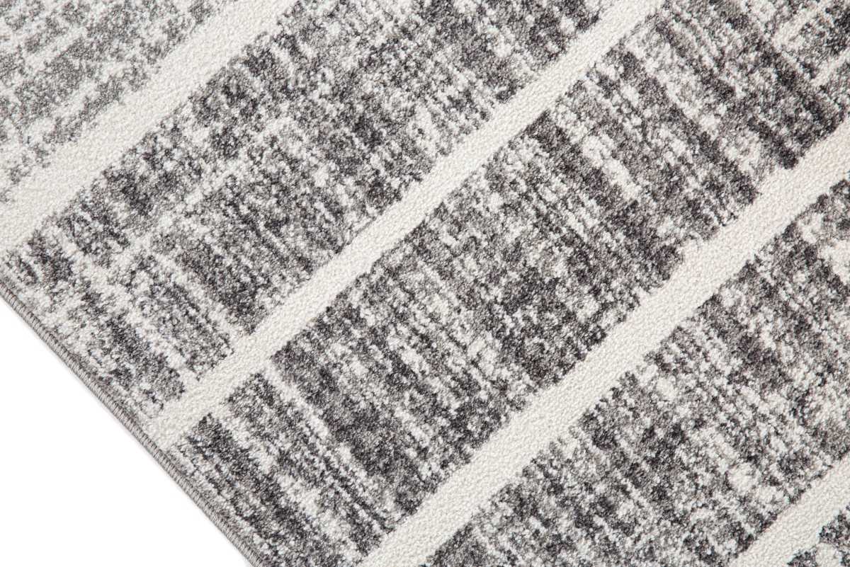 5x8 Viana Julien Area Rug White/Silver 71949