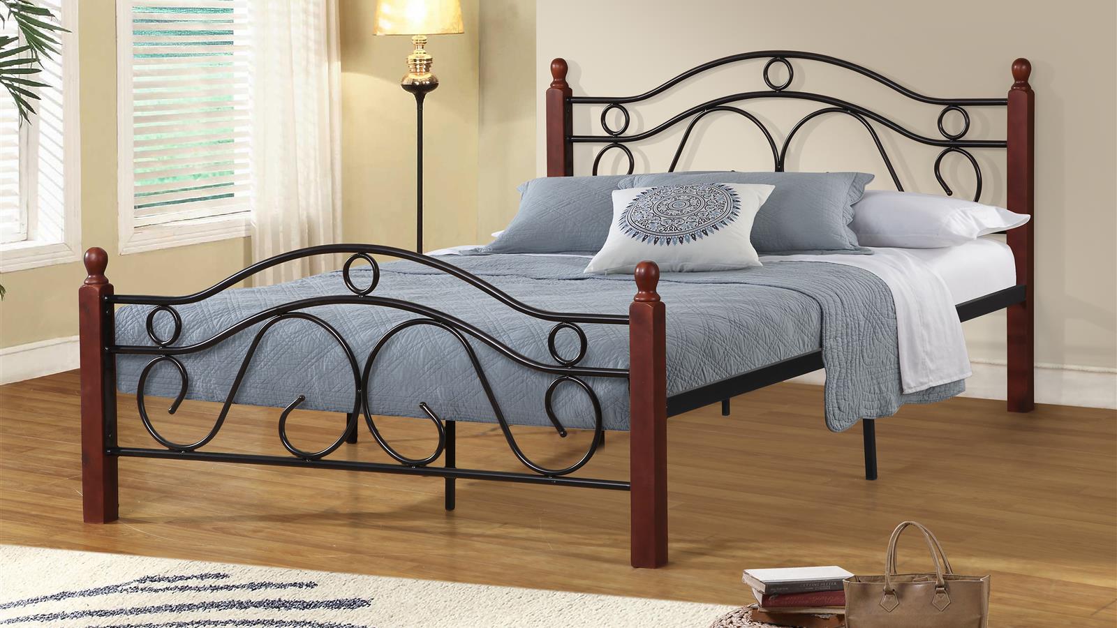Black Metal Bed BD 1240