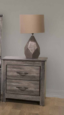 Canadian Made 6PC Bedroom Set Suede Grey 6730