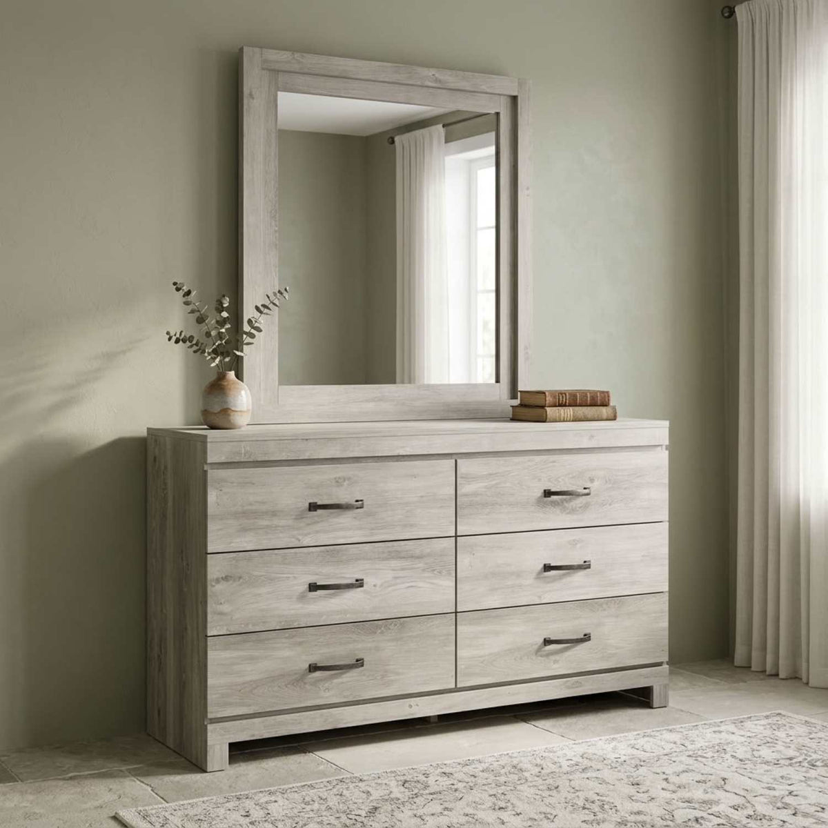 6785 Canadian Made Dresser & Mirror