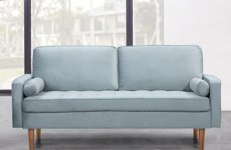 Velvet Sofa Collection Light Green 7020