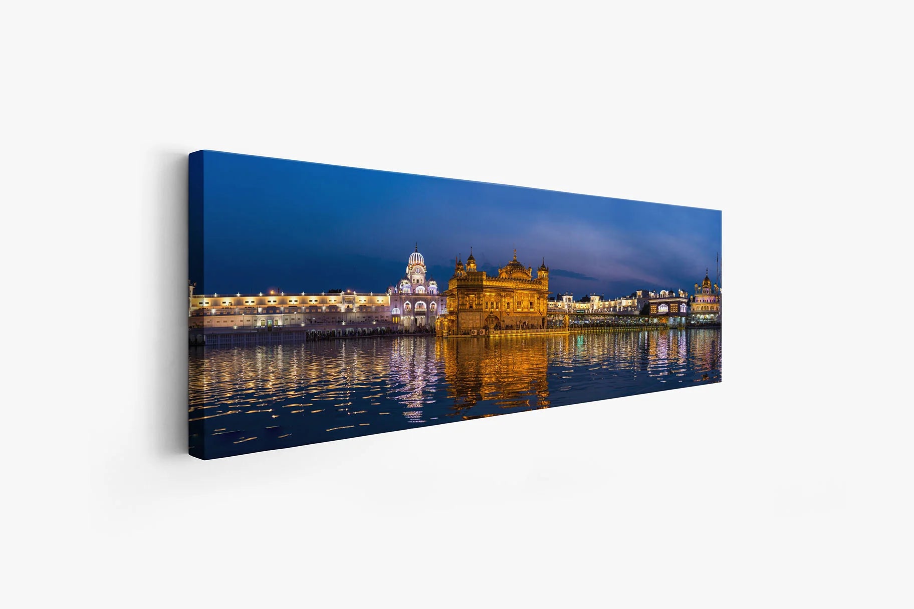 Golden Temple Canvas Art 72" x 24"