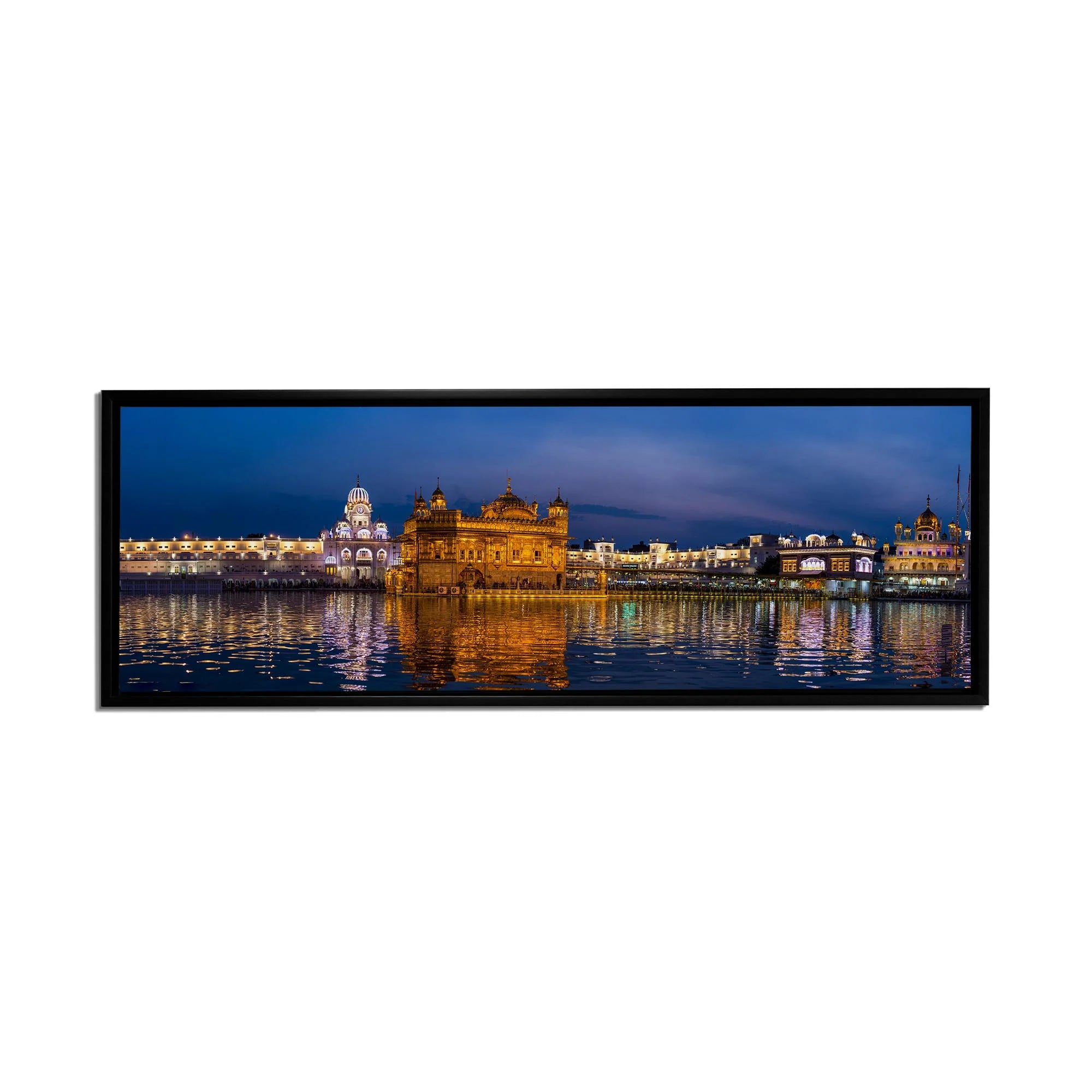 Golden Temple Canvas Art 72" x 24"