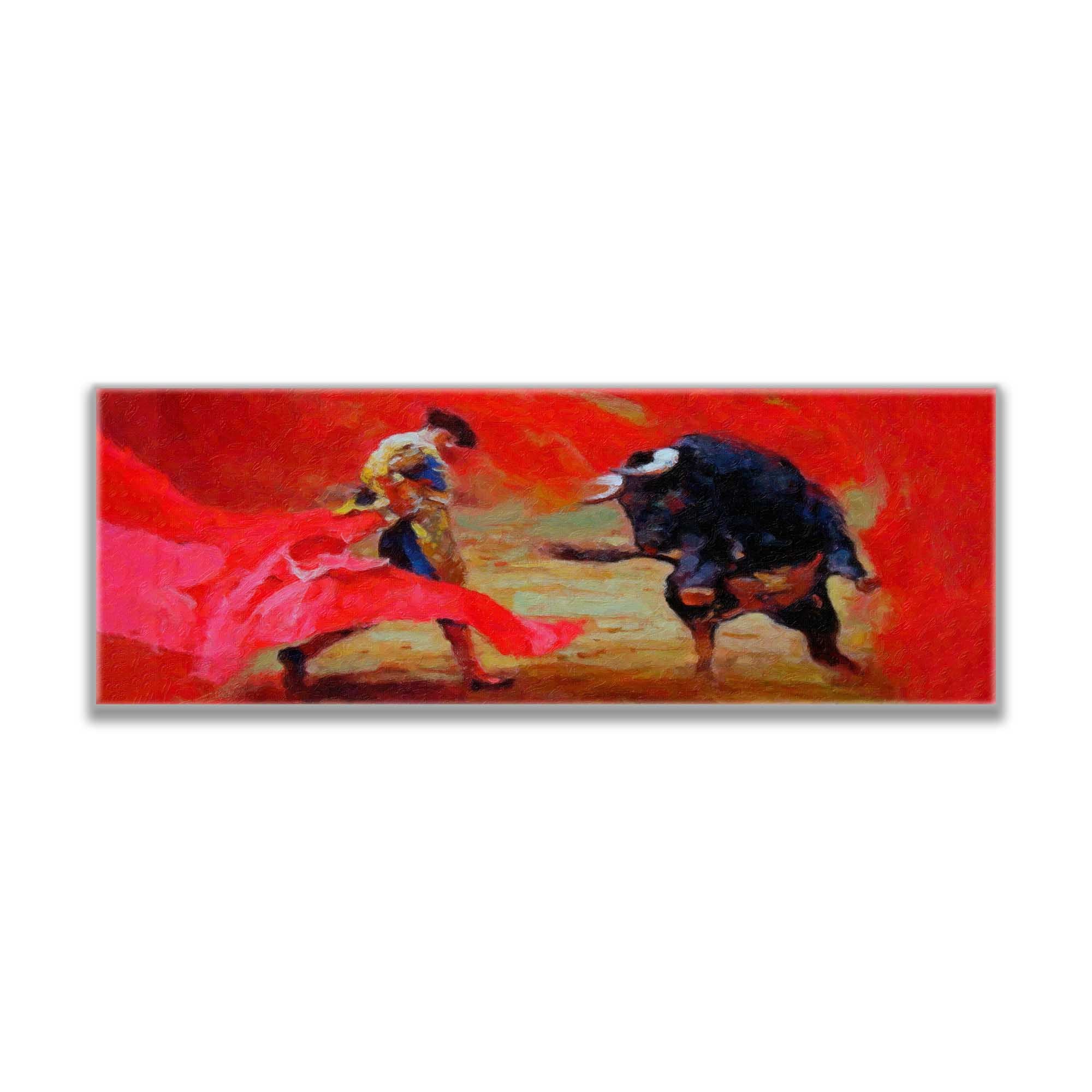 Bullfighter Canvas Art 72" X 24"