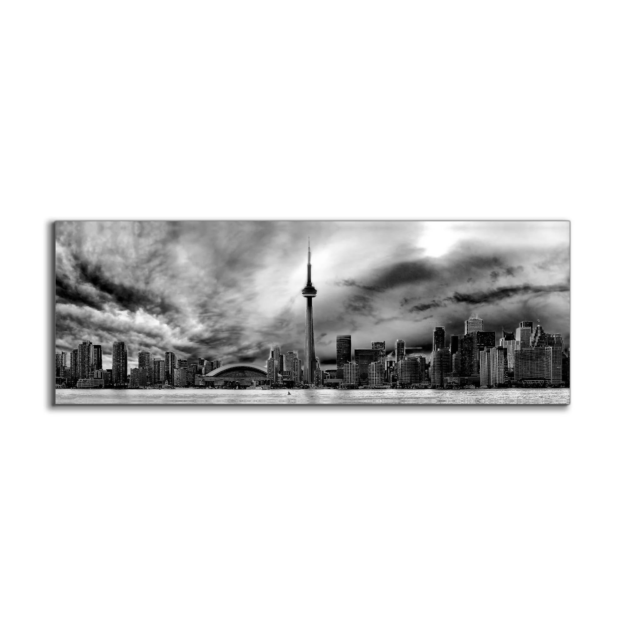 Toronto Ominous Clouds Canvas Art 72" x 24"