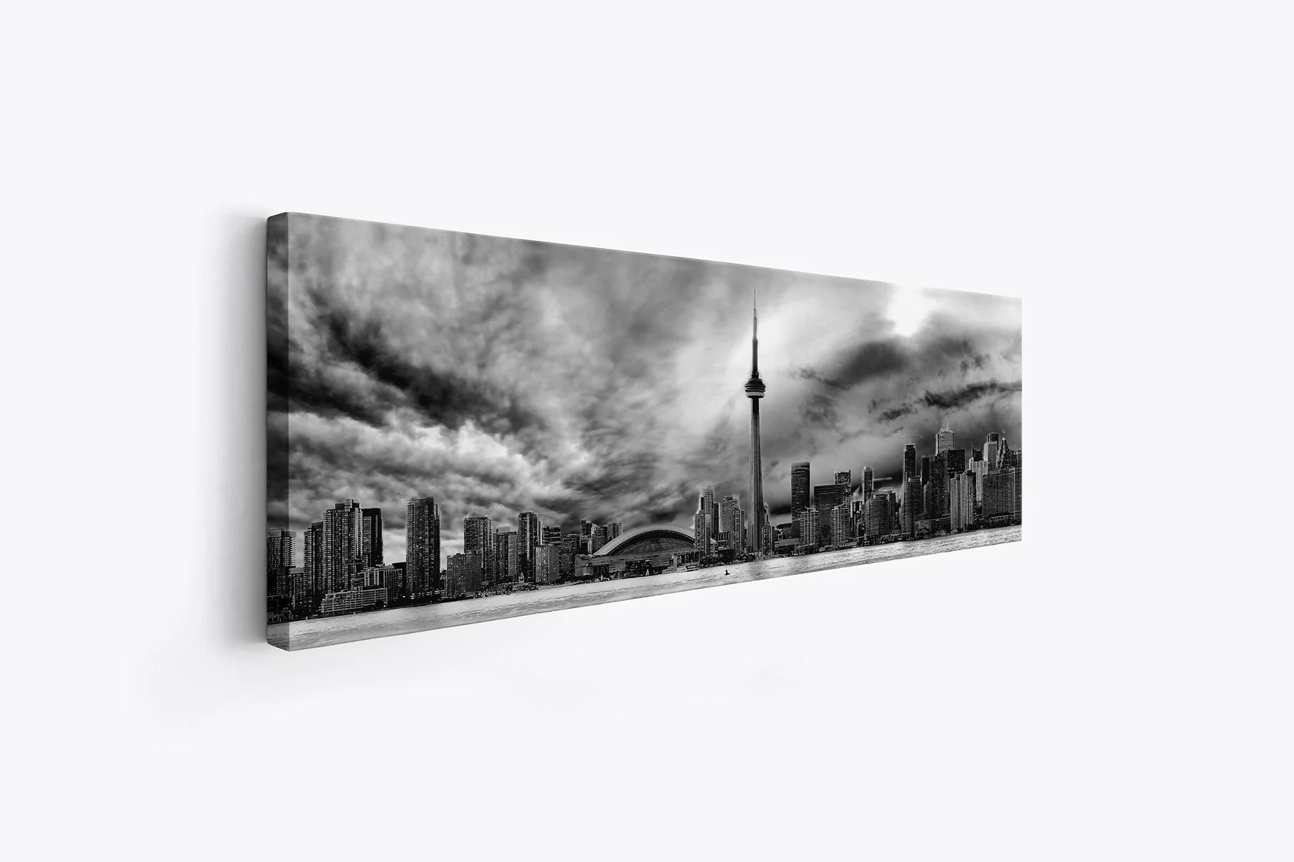 Toronto Ominous Clouds Canvas Art 72" x 24"