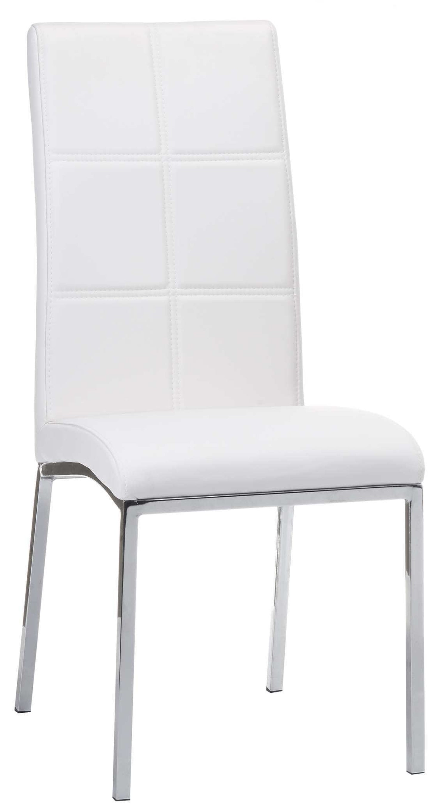 White dining chair