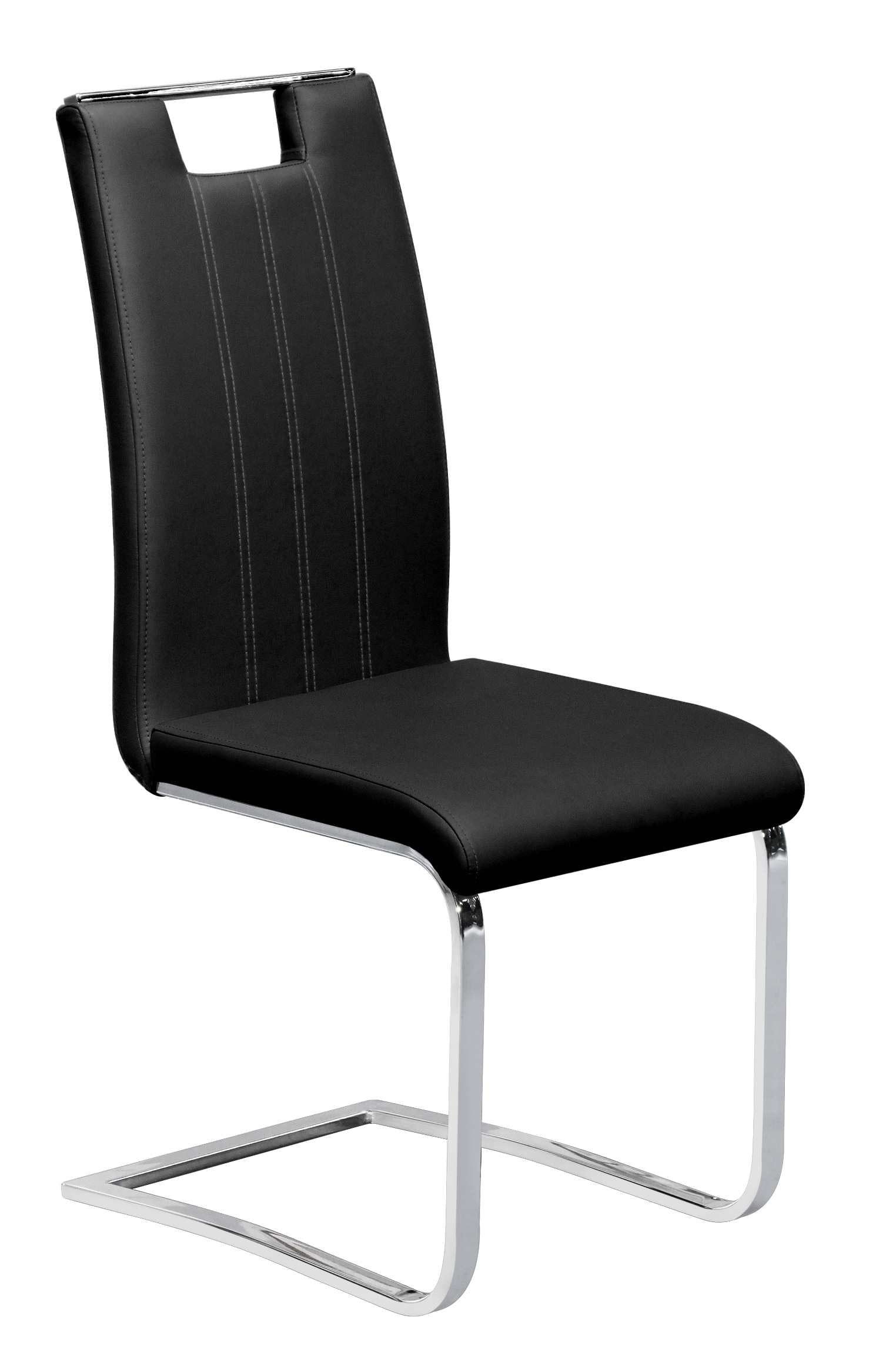 Standa Lacquer Dining Set Black 5433N/738S4