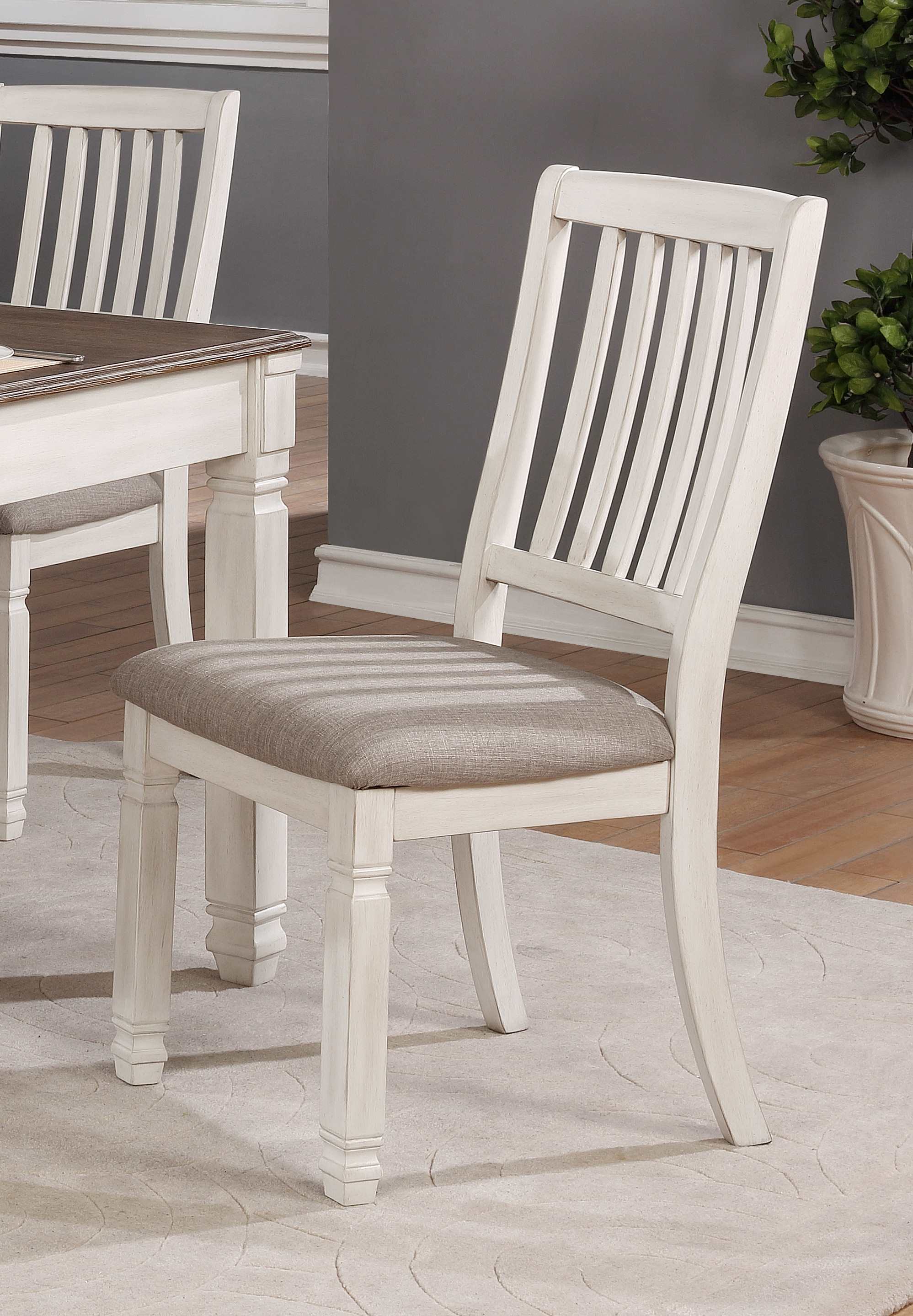 Nesbitt Dining Table With 4 Chairs & Bench 7412 W-66
