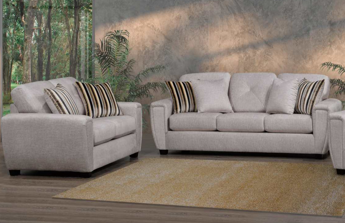 Canadian Made Paradiso Sugarcookie 2PC Sofa Set 9575