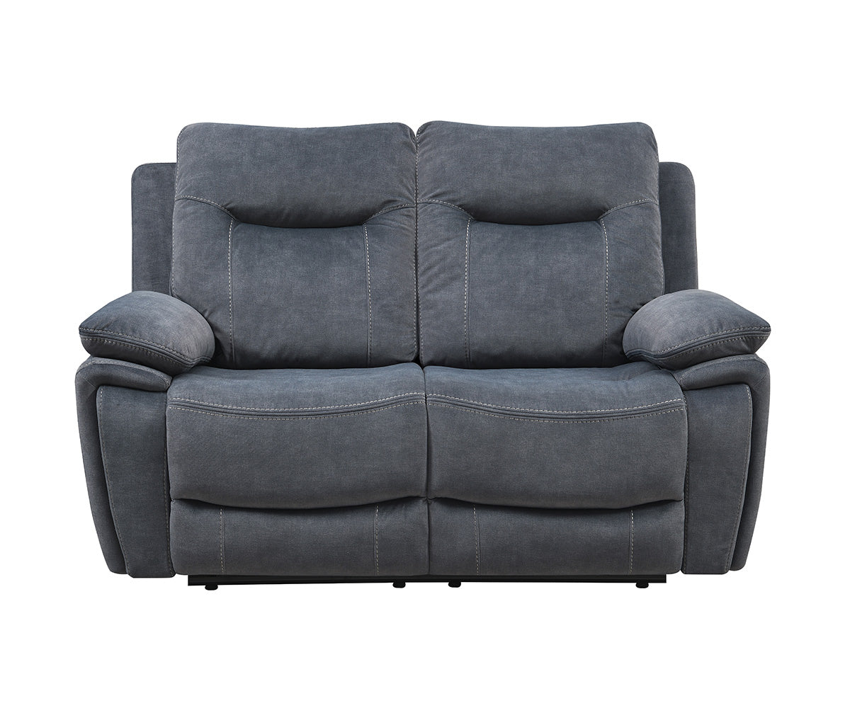 Finley Recliner Sofa Collection in Velour Fabric Material 9777