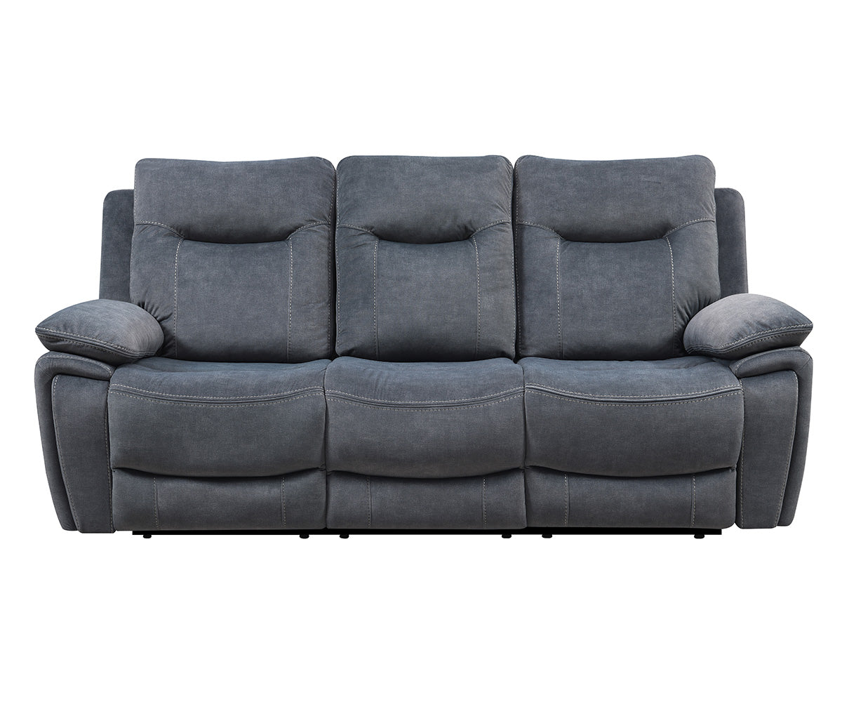Finley Recliner Sofa Collection in Velour Fabric Material 9777