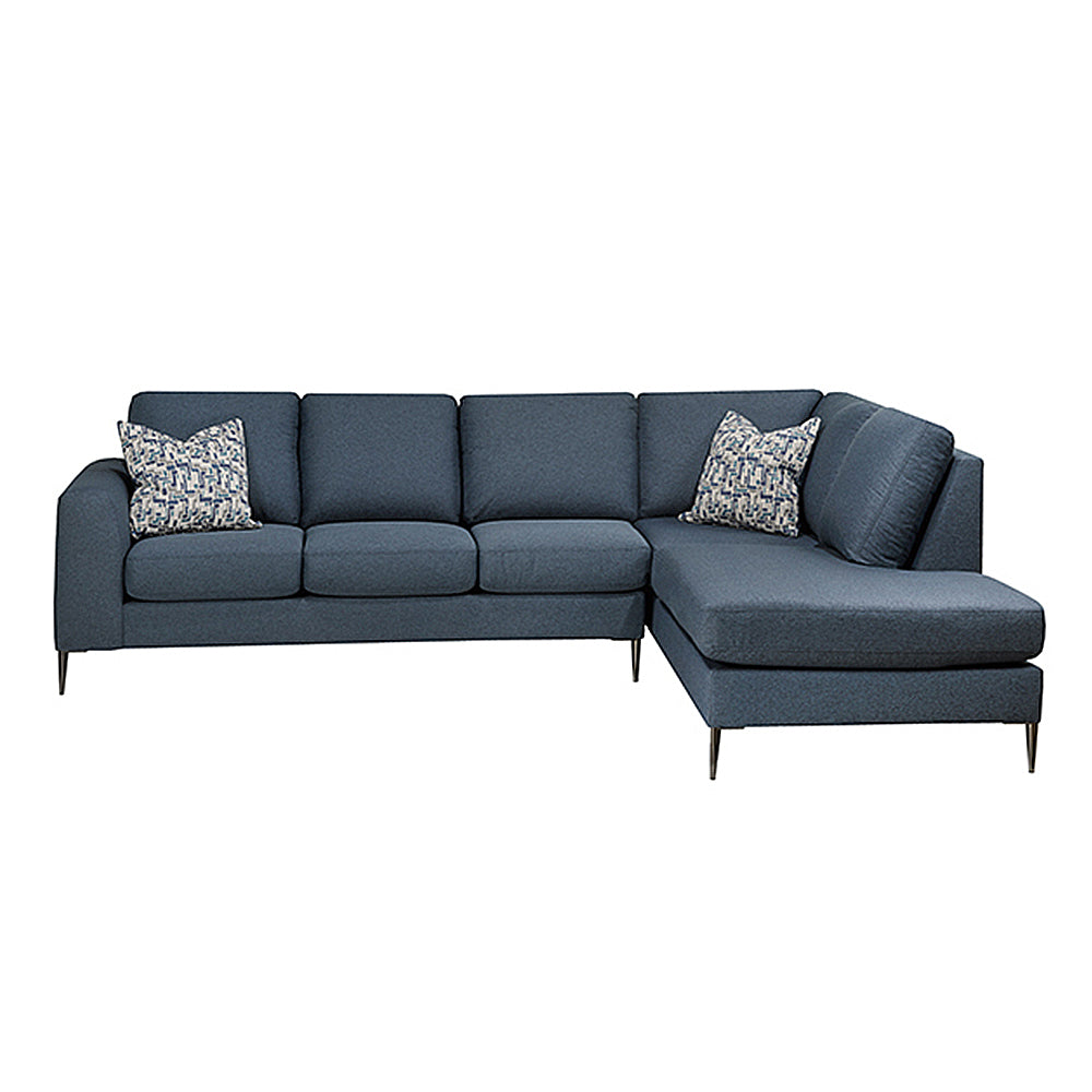 Canadian Made Jargon Ocean Sectional Sofa 9865