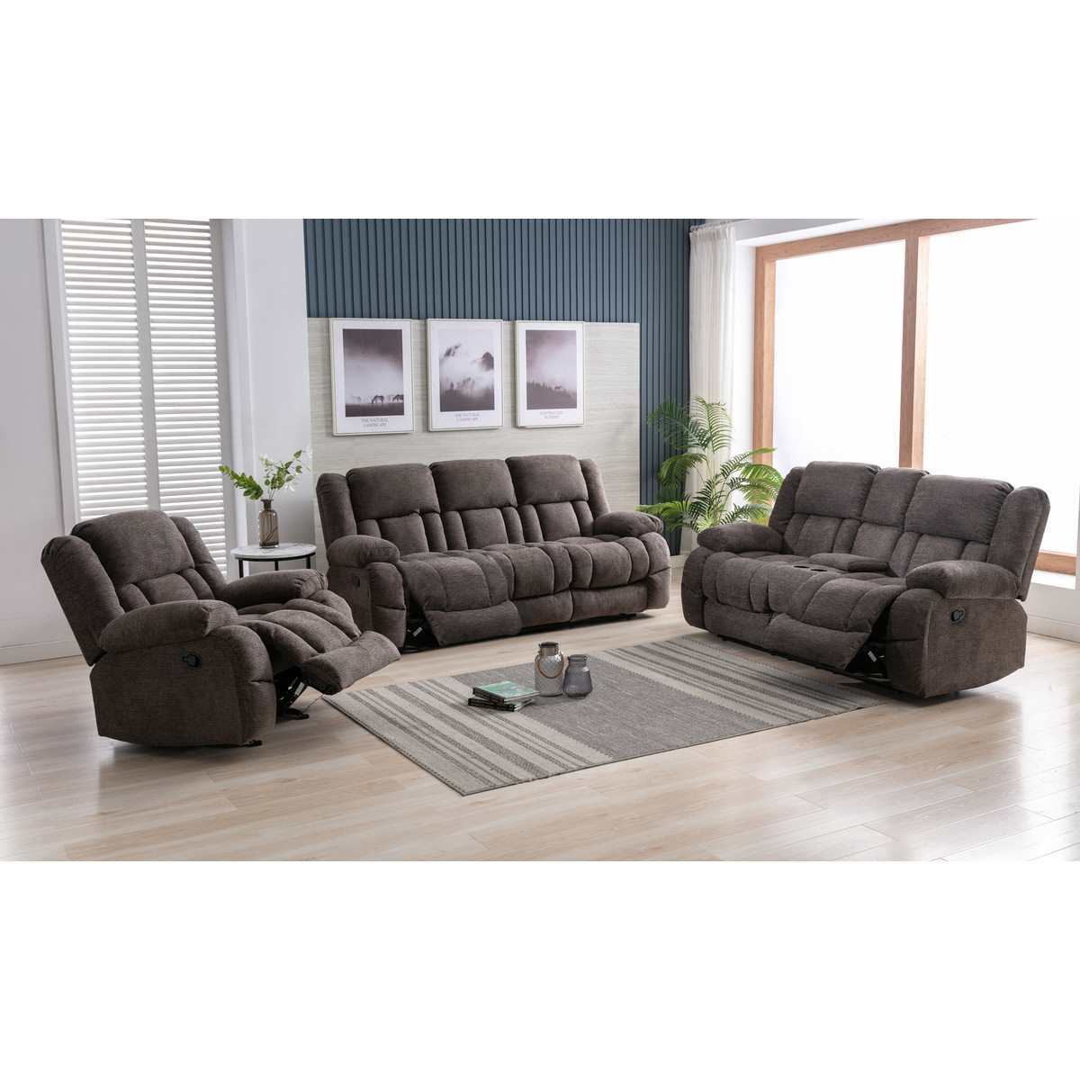 Presley Reclining Collection 99928GRY