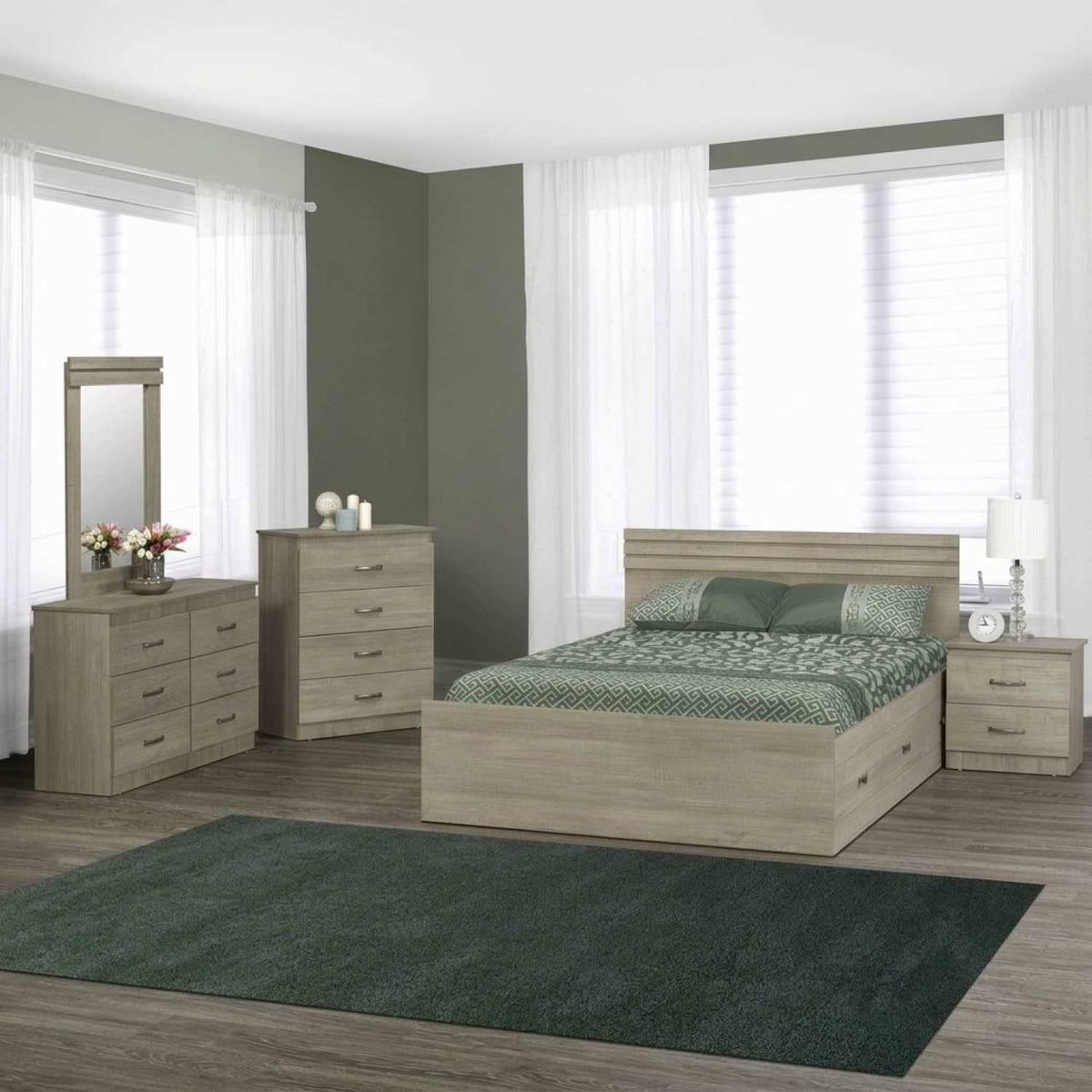 A1 Canadian Made 6pc Bedroom Set