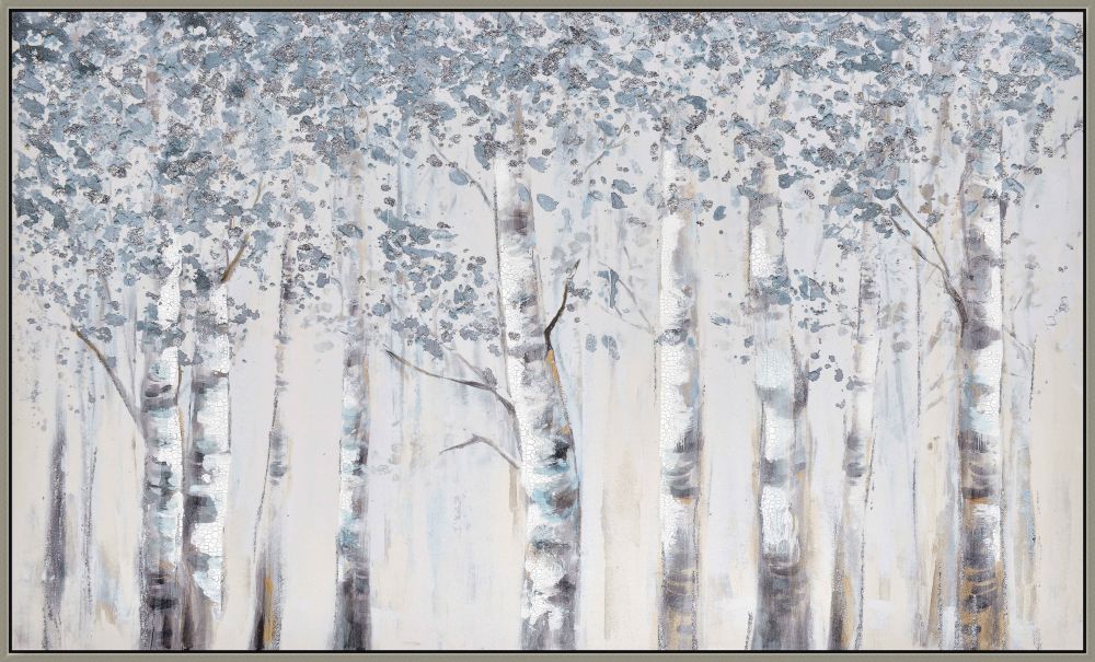 Blue Tops Oil Painting 43" x 72"