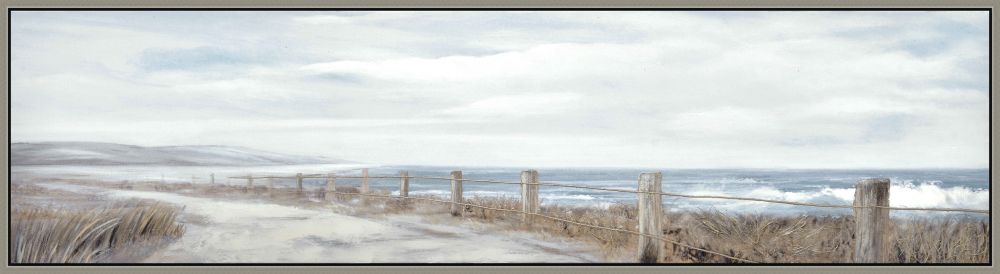 Coast Line Stroll Oil Painting 20" x 71"