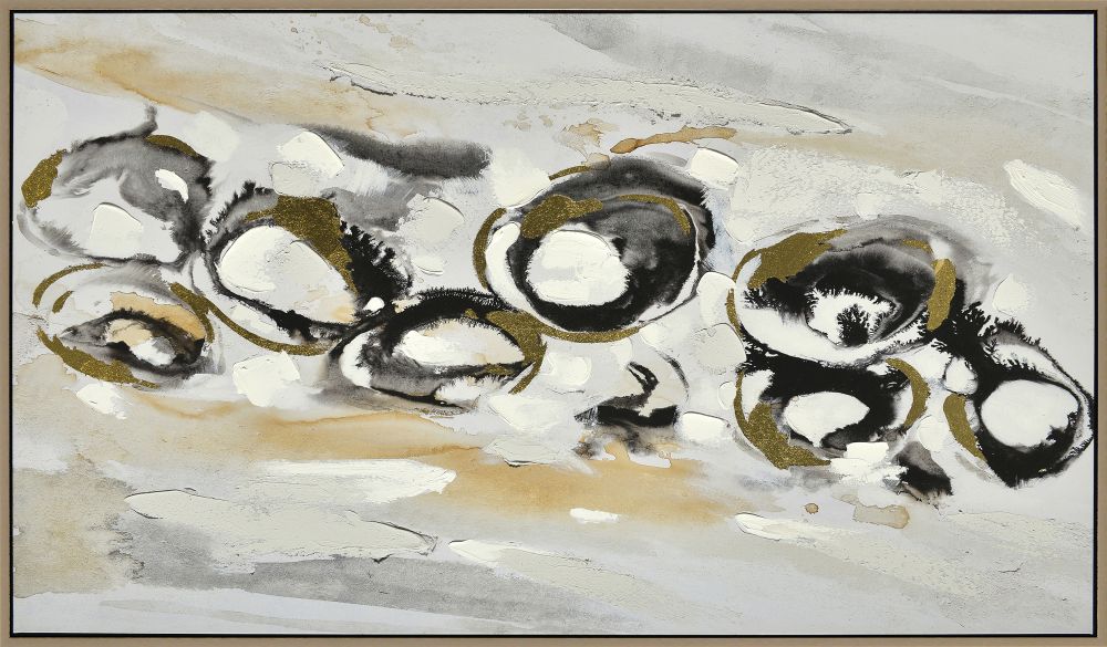 Circles in Motion Oil Painting 43" x 72"