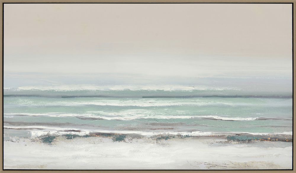 Soothing Greens Oil Painting 43" x 72"