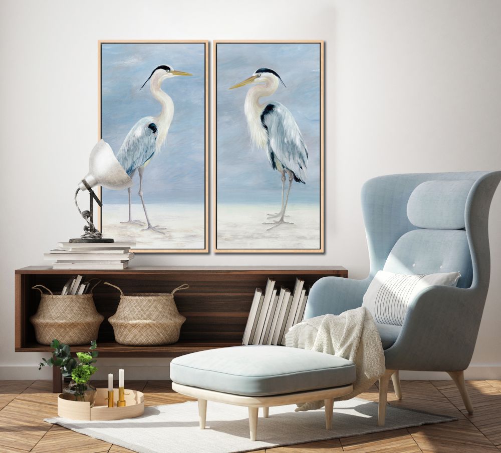 Coastal Calm Grand / Proud 2 PC Floating Frame