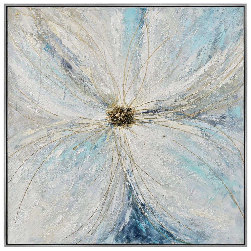 White Magic Canvas Art 36" x 36"