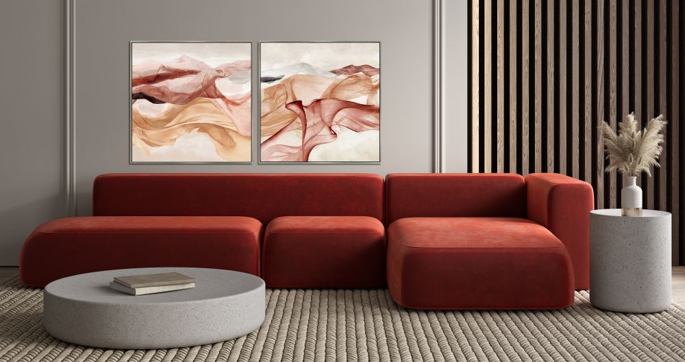 Flowing Passion 2 PC Floating Frame