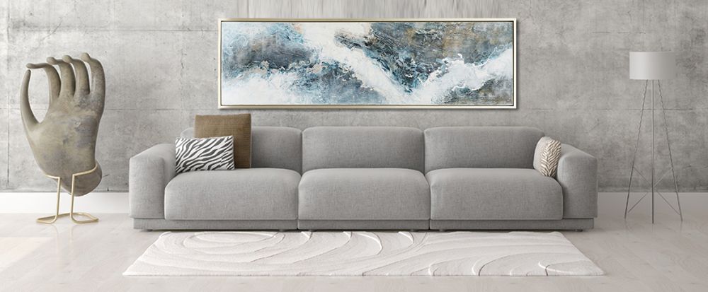 Open Heart Oil Painting 22" x 72"