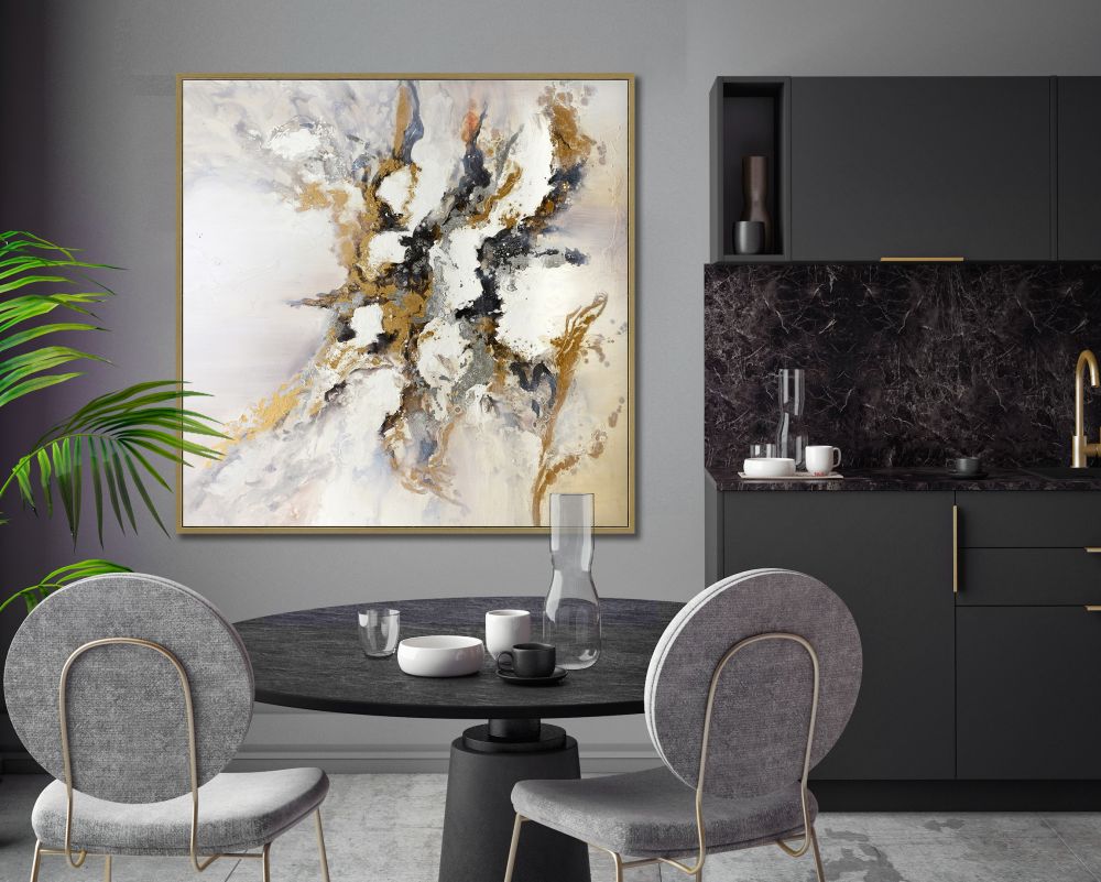 Shimmering Emotion Oil Painting 48" x 48"