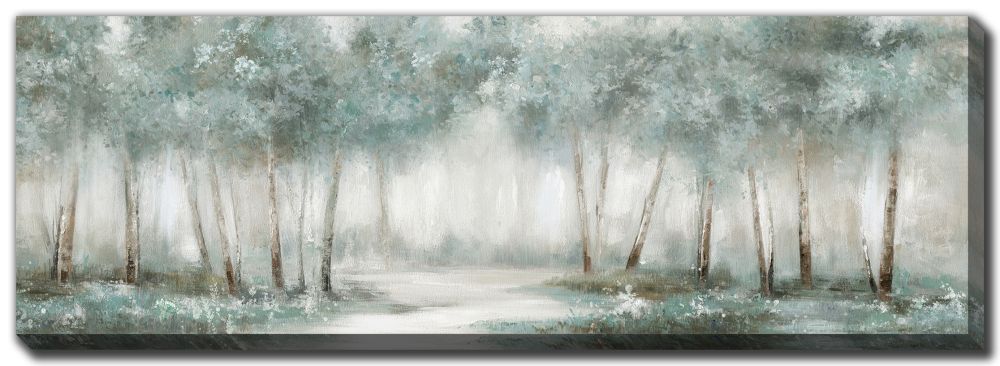 Emerald Tops Canvas Art 20" x 60"
