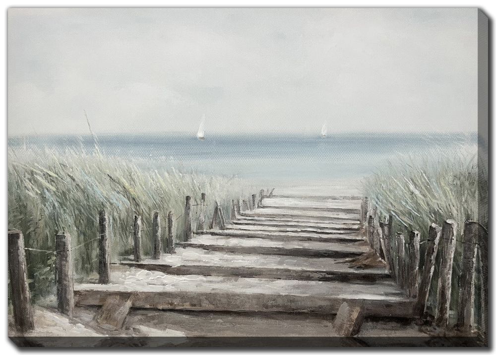Boardwalk to Paradise Canvas Art 28 X 40