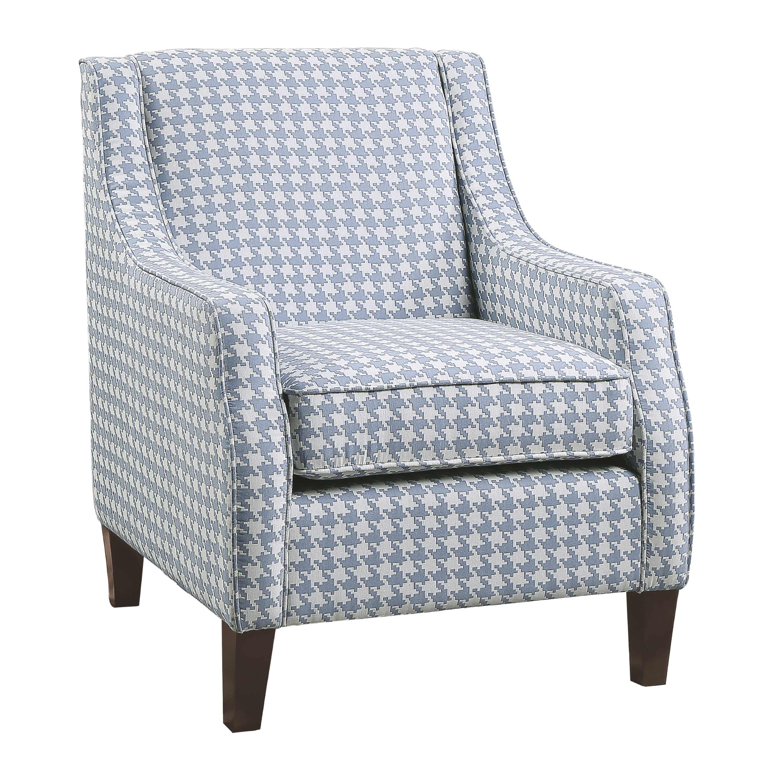 Fischer Accent Chair Light Blue 1110BU