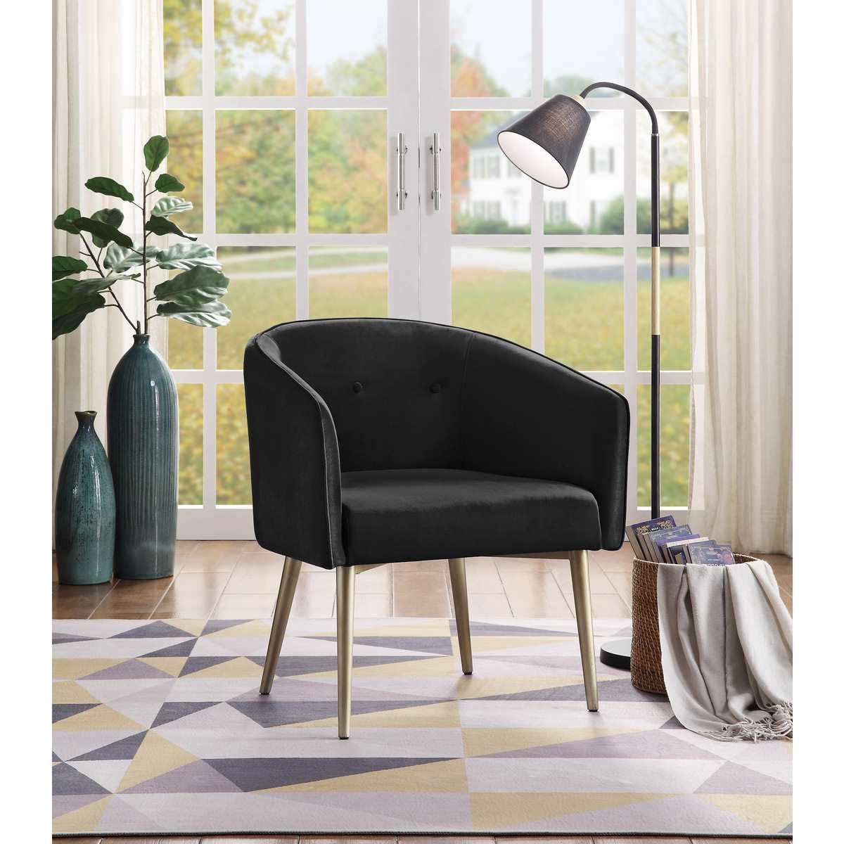 Nikki Accent Chair Black 1141