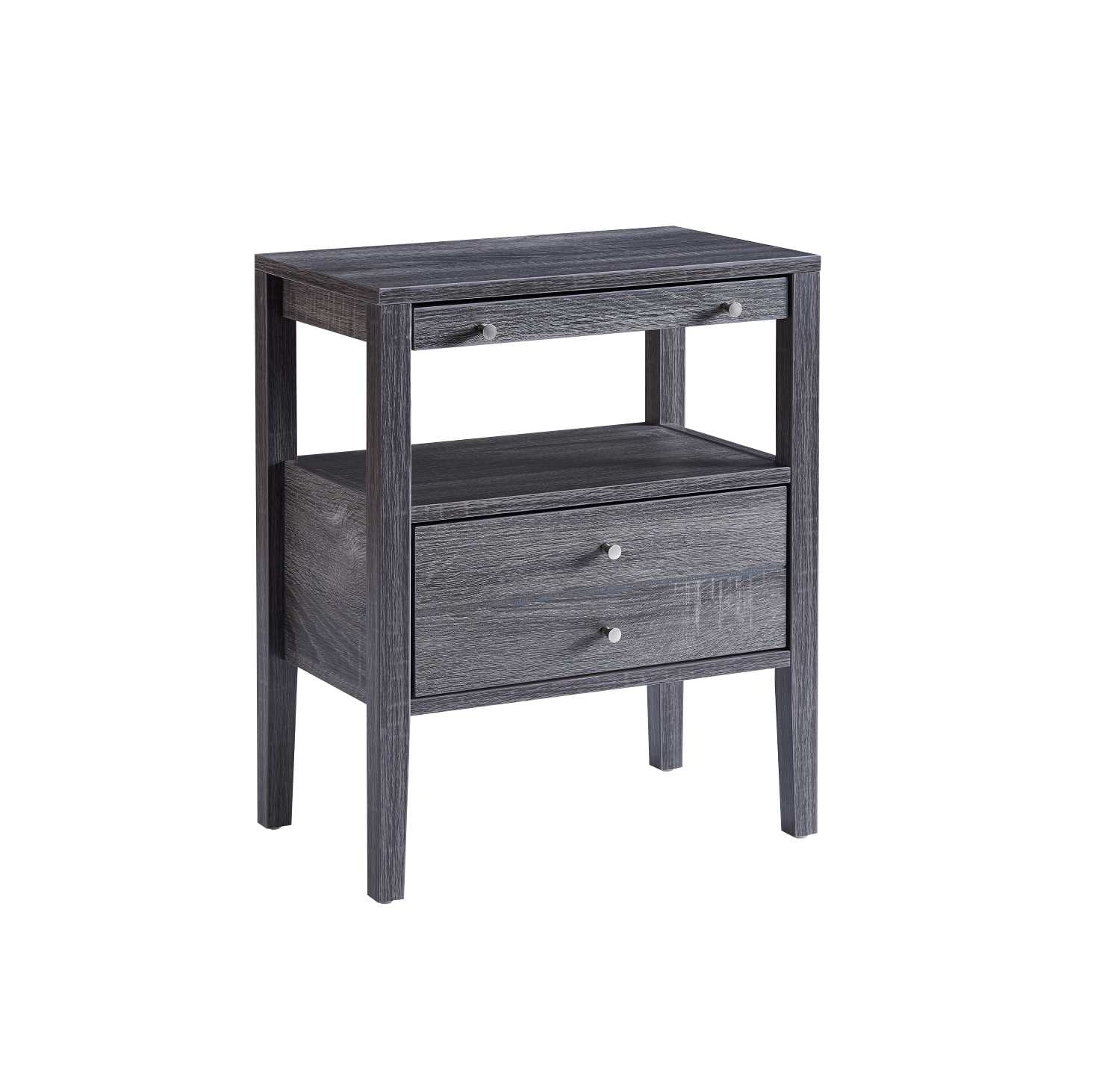 Wooden Accent Table Grey 192613