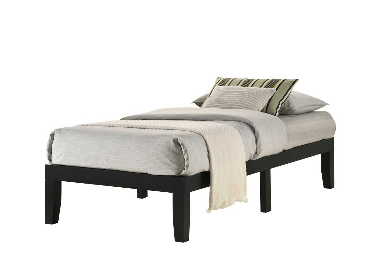 Addicus Twin Platform Bed Frame Black 529-39