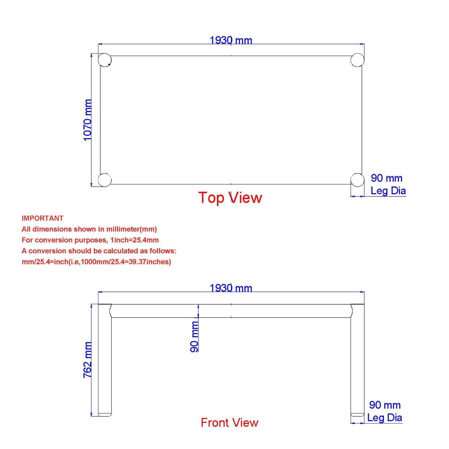Advik and Bexley 7pc Dining Set 207-455MOC_234BLK
