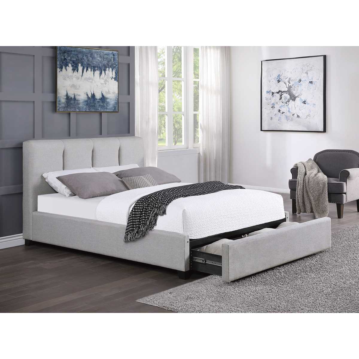 Aitana Bed With Storage Grey 1632