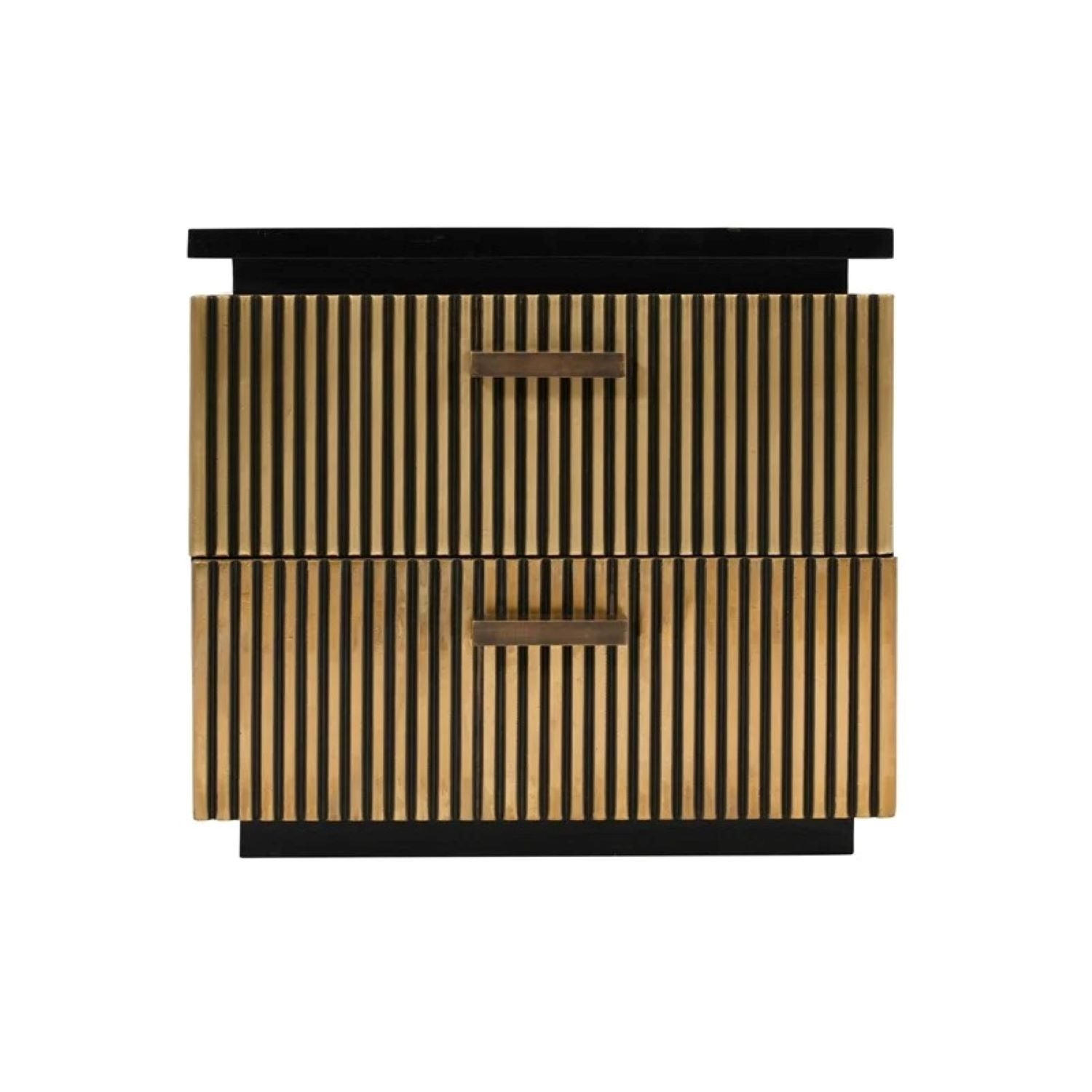 Allure Solid Wood 2 Drawer Night Stand 1671