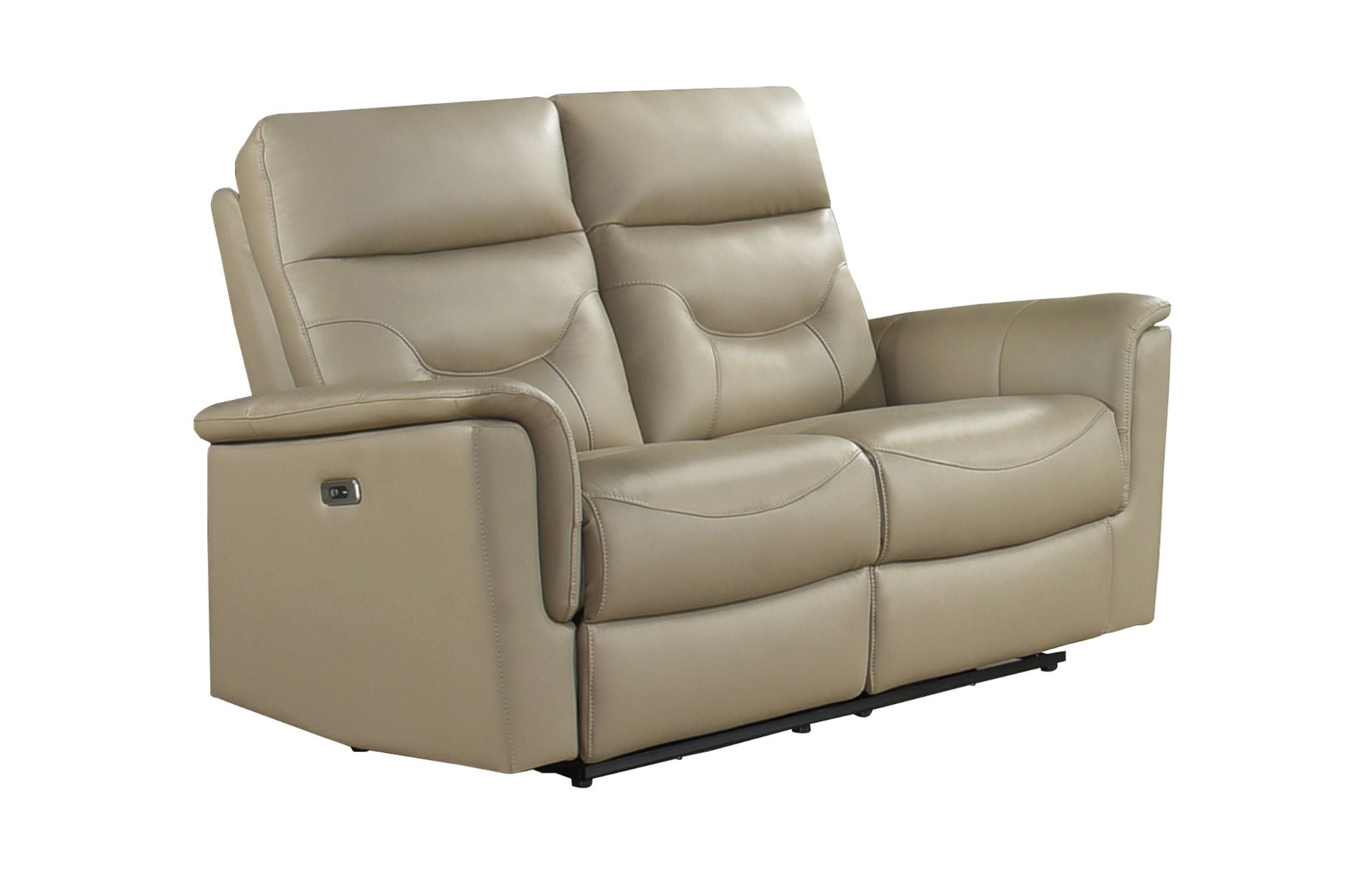 Anglesey Latte Top Grain Leather Power Recliner Set 9715LTE