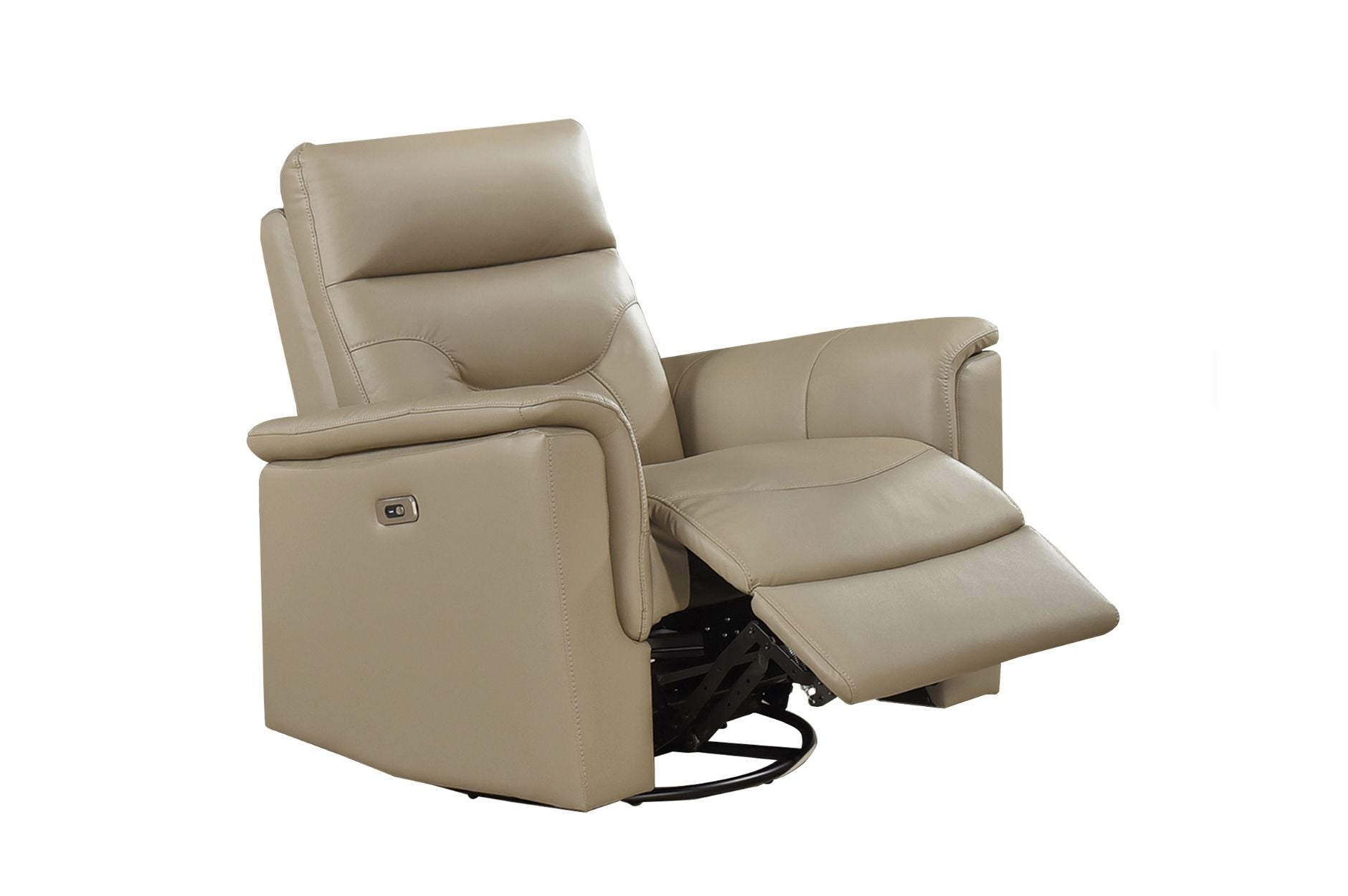 Anglesey Latte Top Grain Leather Power Recliner Set 9715LTE