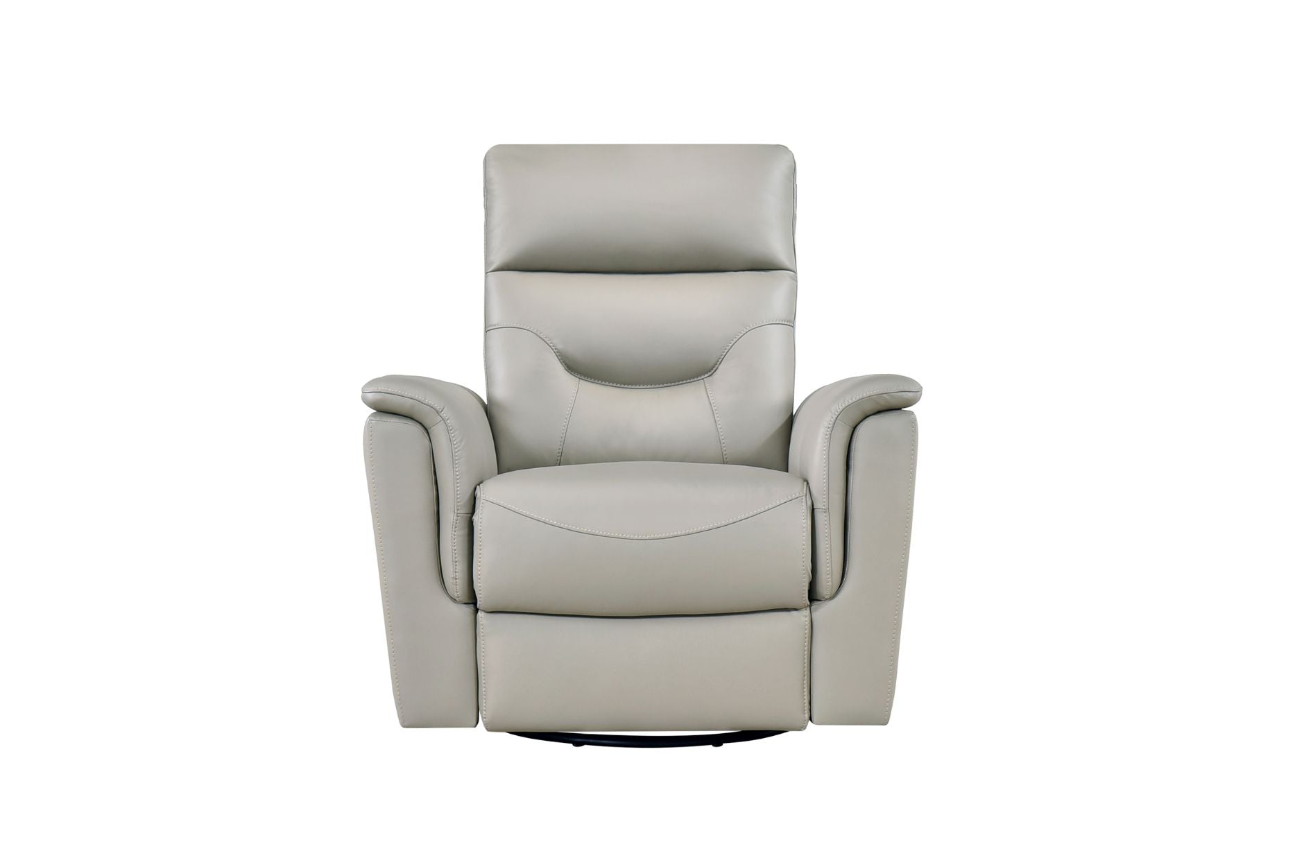 Anglesey Silver Top Grain Leather Power Recliner Set 9715SVE