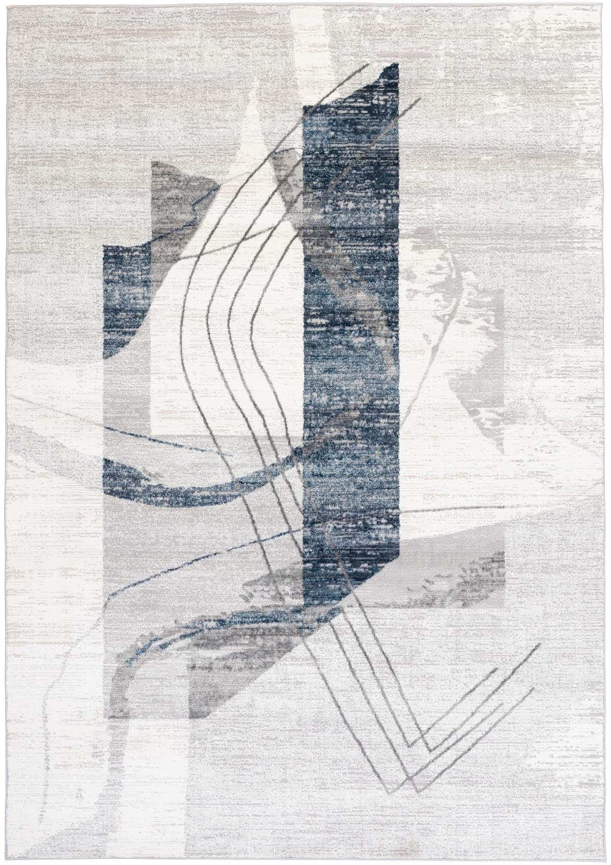 Aqua Rugs Collection 10327B BLUE