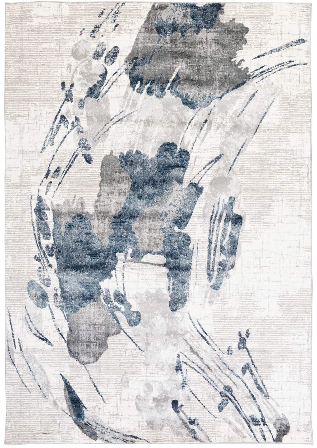 Aqua Rugs Collection 10567A BLUE