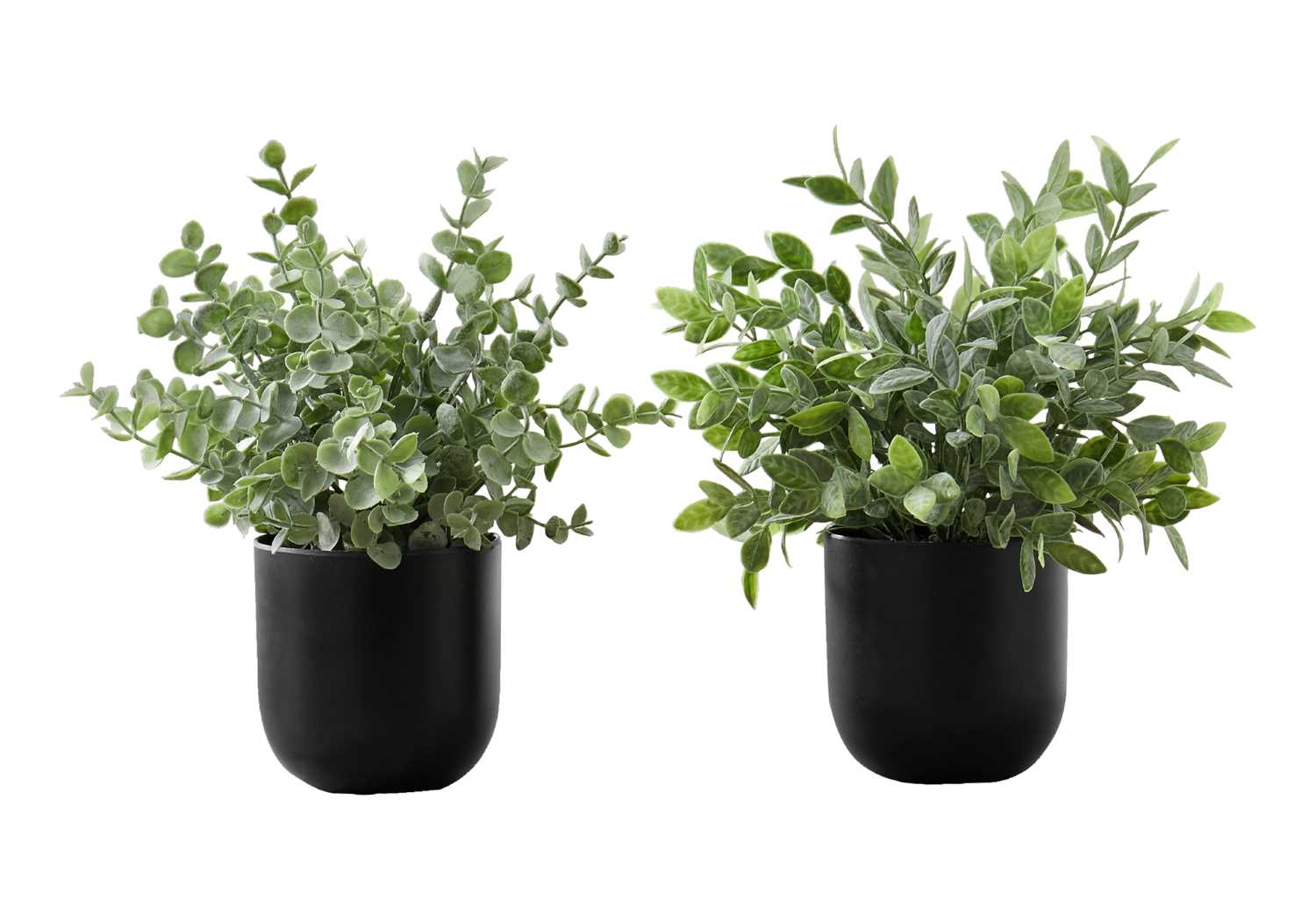 Artificial Eucalyptus And Grass Plant Pot 2 pcs 9580