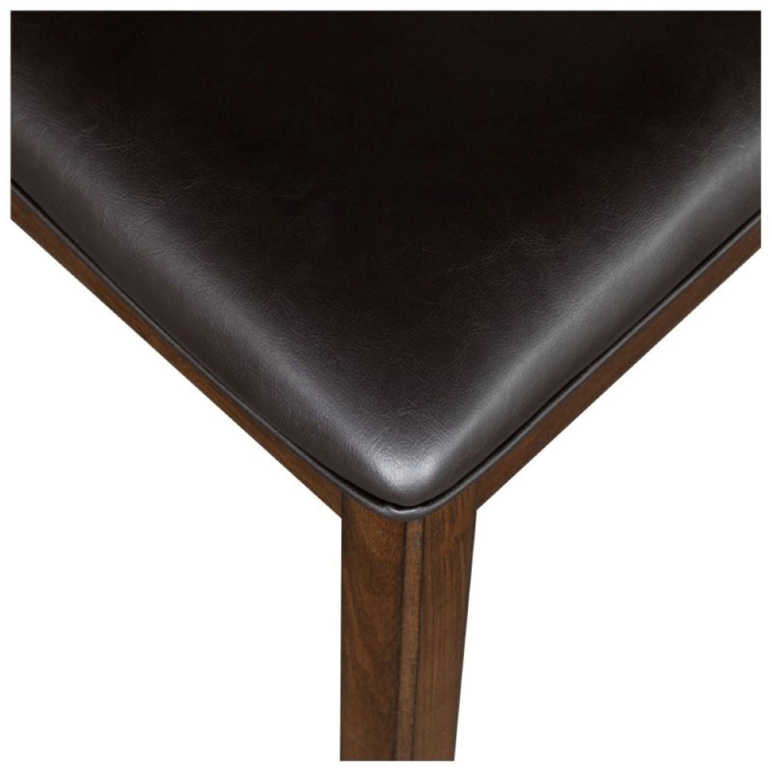 Aubin Espresso 7pc Wooden Dining Set 573322