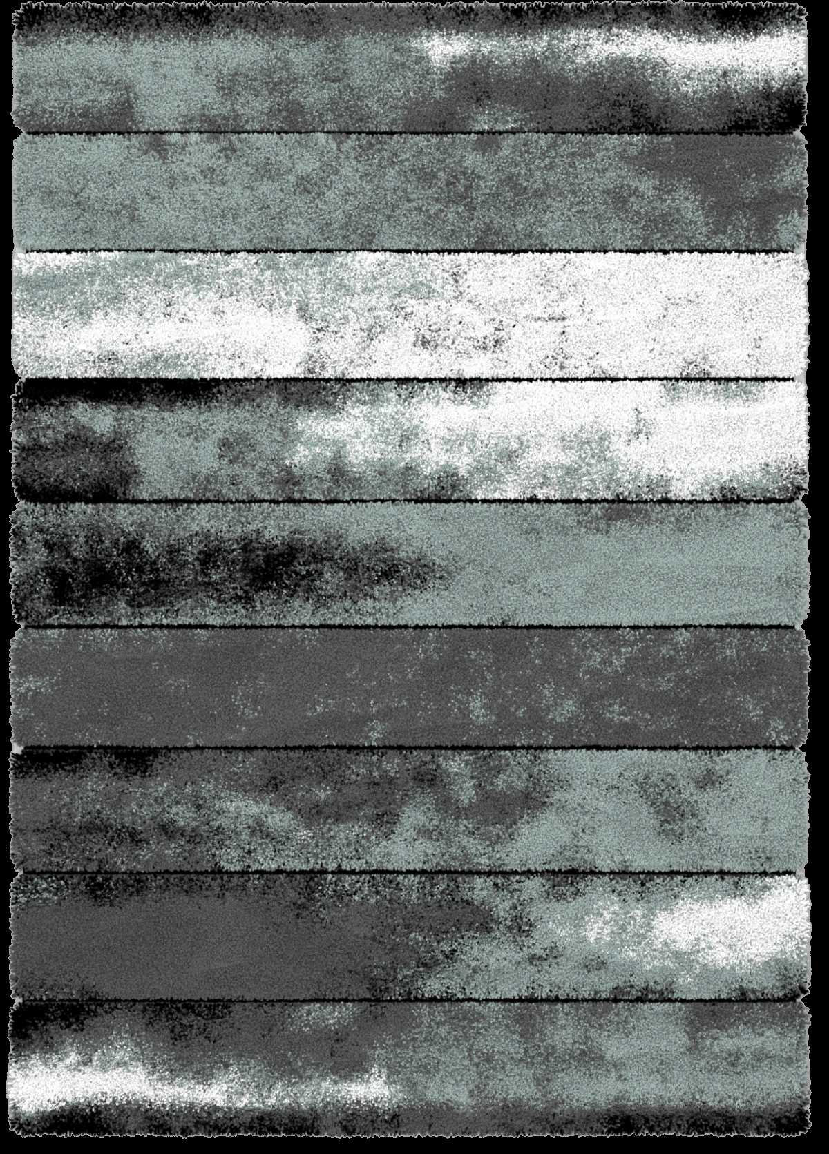 Auston Shaggy Rugs Collection Anthracite-Duck Egg P807A