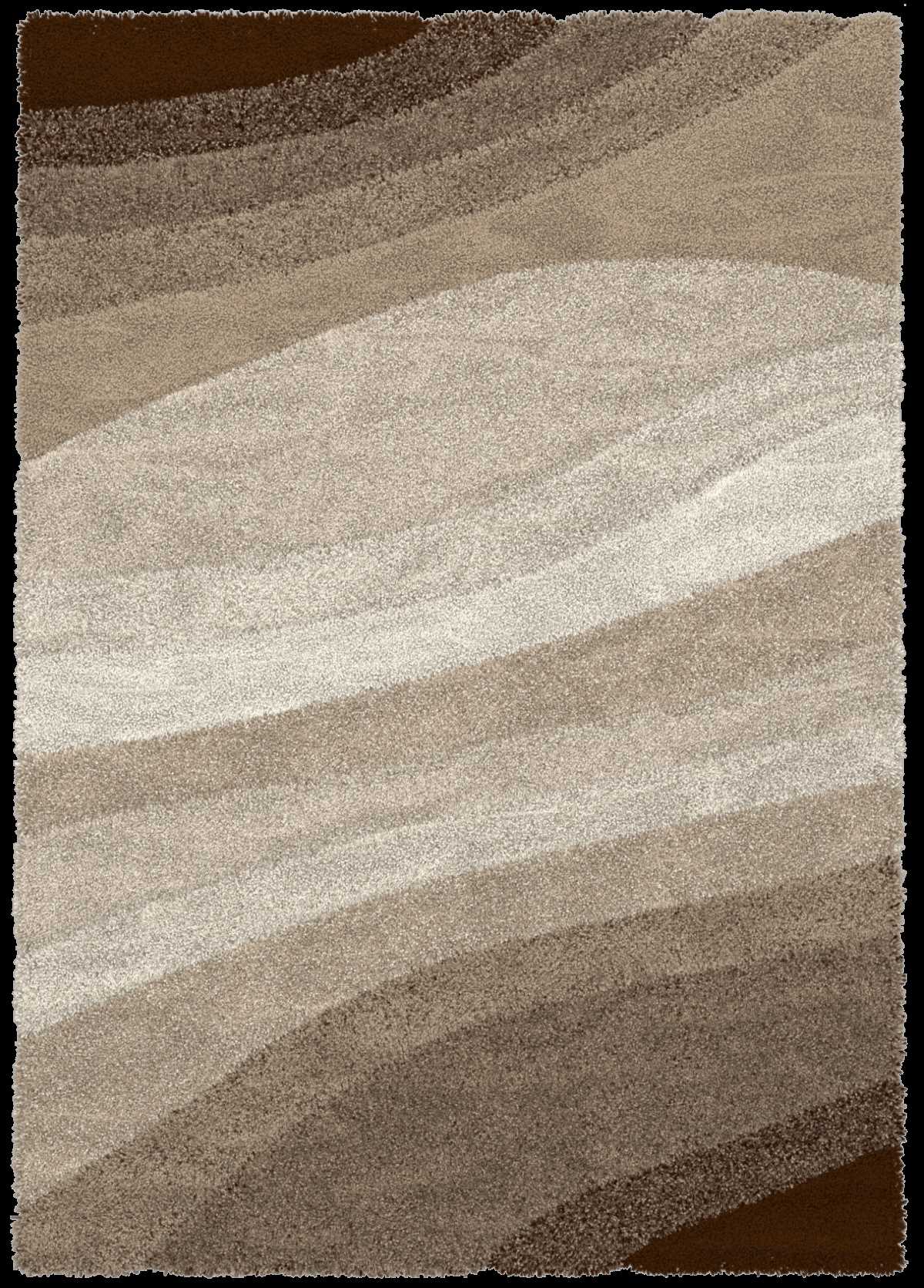 Auston Shaggy Rugs Collection Vizon-Brown P712A